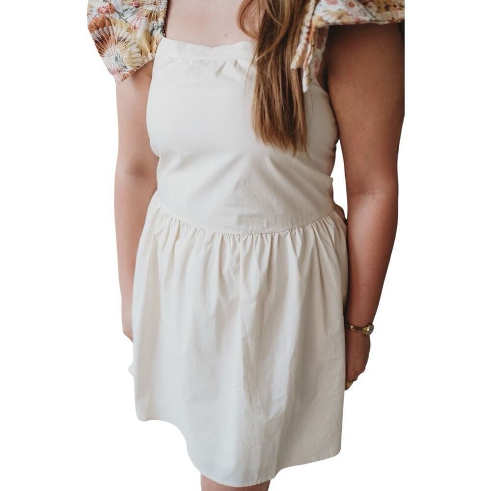 BiBi Floral Print Flutter Sleeve Babydoll Mini Dress Size XL NWT - Picture 13 of 14